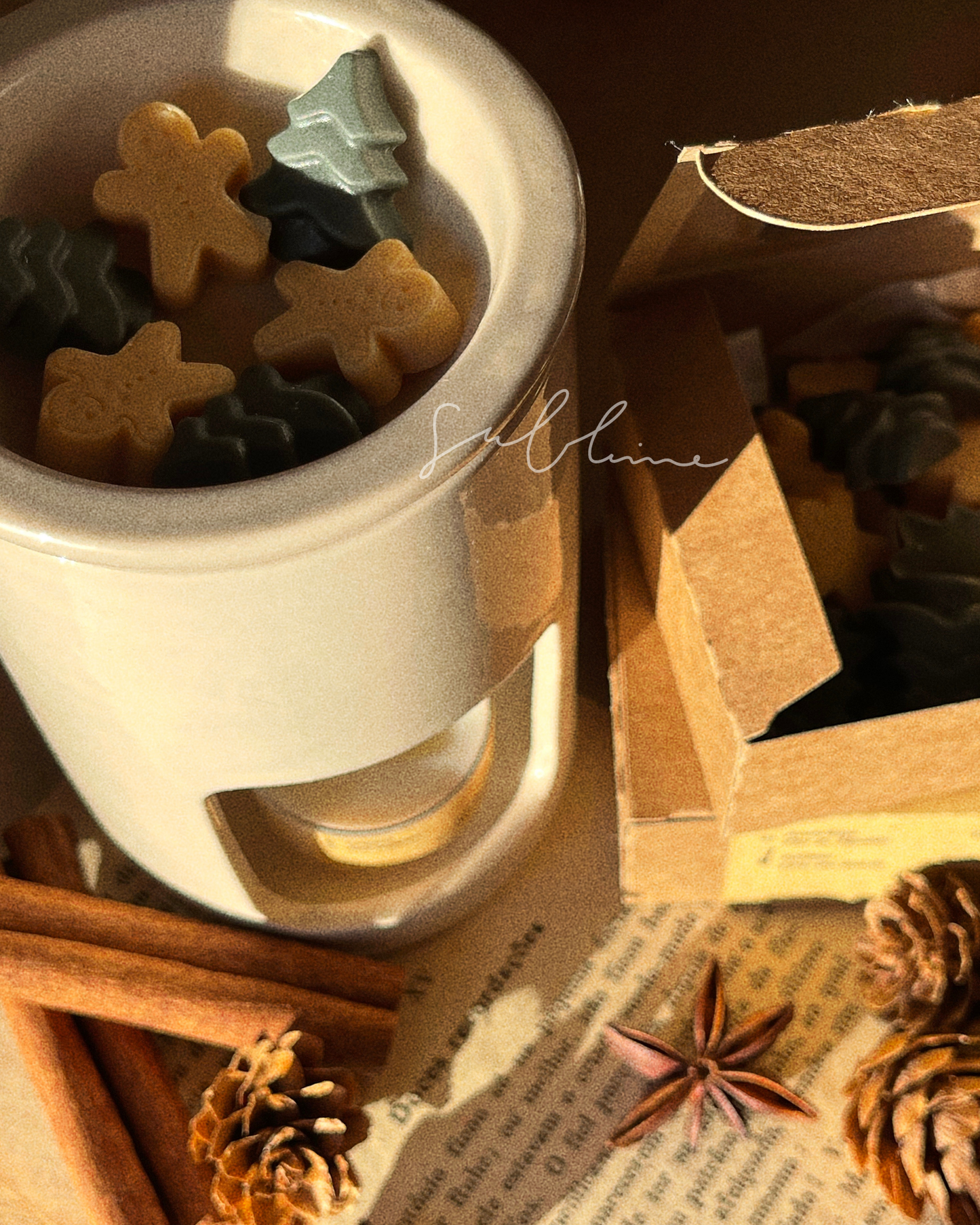 Wax Melts Cera Ultra Perfumada para Derretimento | n°12 Ternura - Biscoitos de Natal