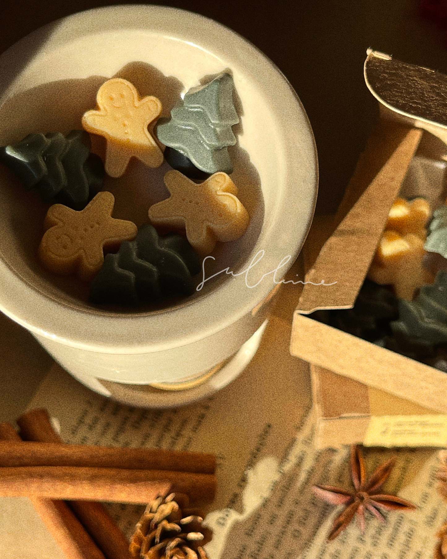 Wax Melts Cera Ultra Perfumada para Derretimento | n°12 Ternura - Biscoitos de Natal