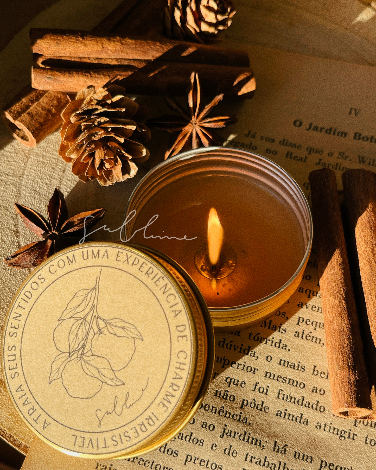 Vela Perfumada Artesanal 30g | n°04 Requinte - Bergamota da Calábria