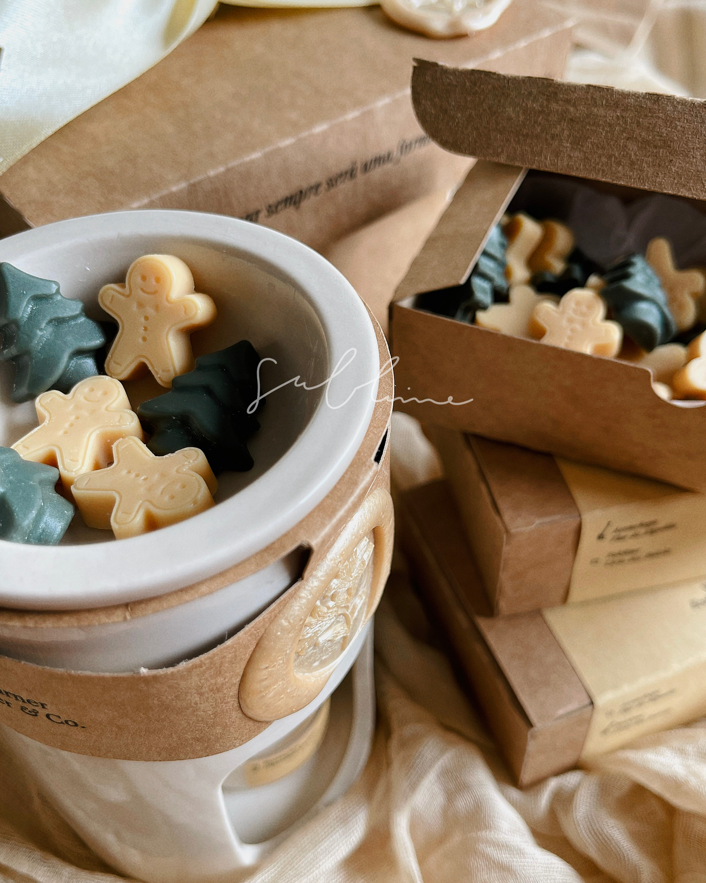 Wax Melts Cera Ultra Perfumada para Derretimento | n°12 Ternura - Biscoitos de Natal