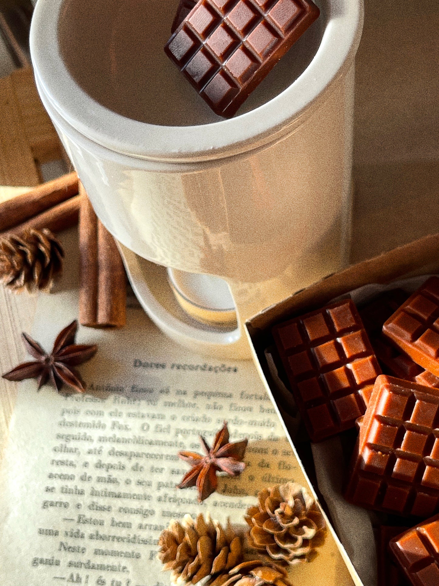 Wax Melts Cera Ultra Perfumada para Derretimento | n°11 Sensações - Chocolate Quente