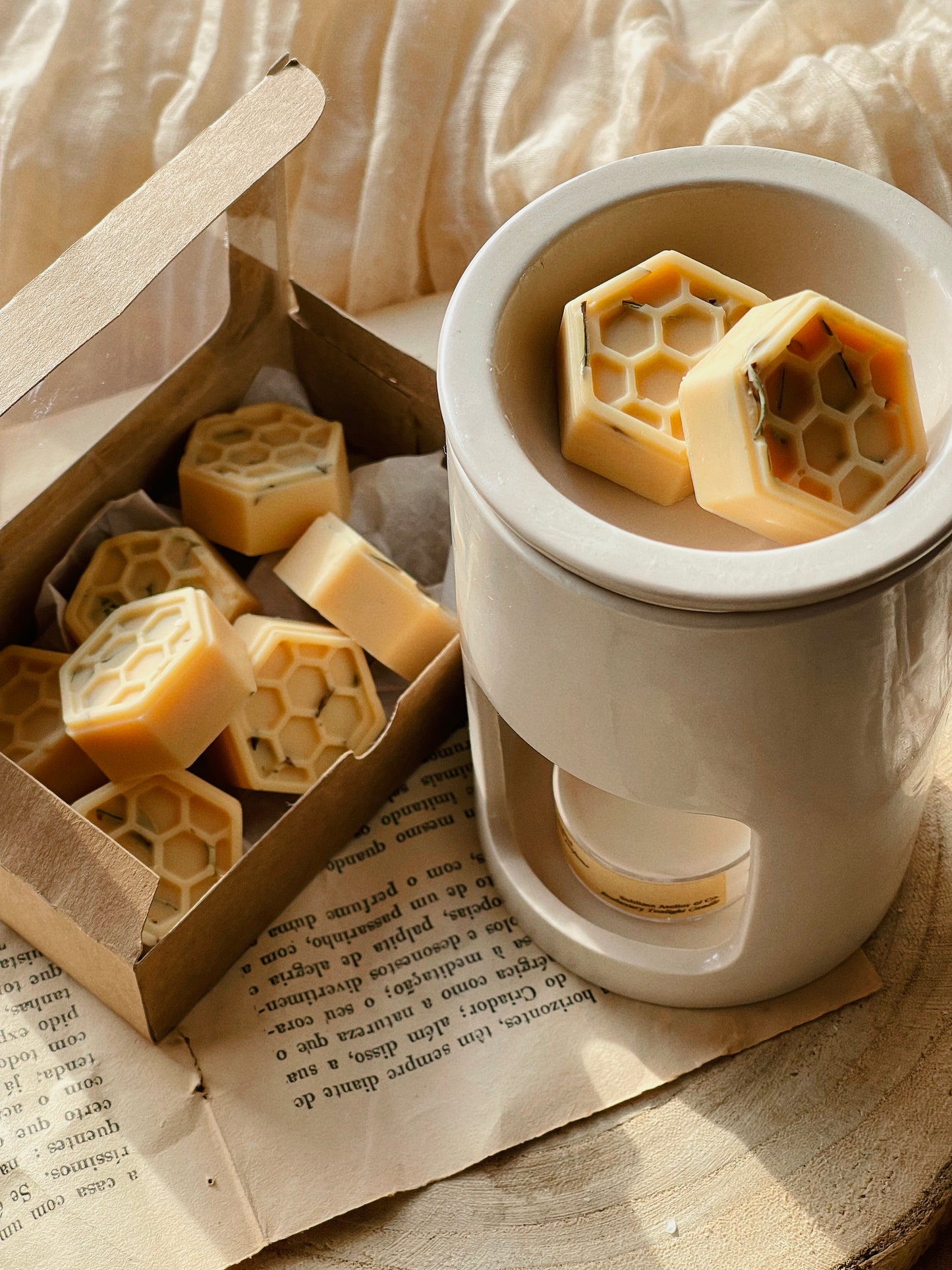Wax Melts Cera Ultra Perfumada para Derretimento | n°08 Essência - Citronela e Alecrim
