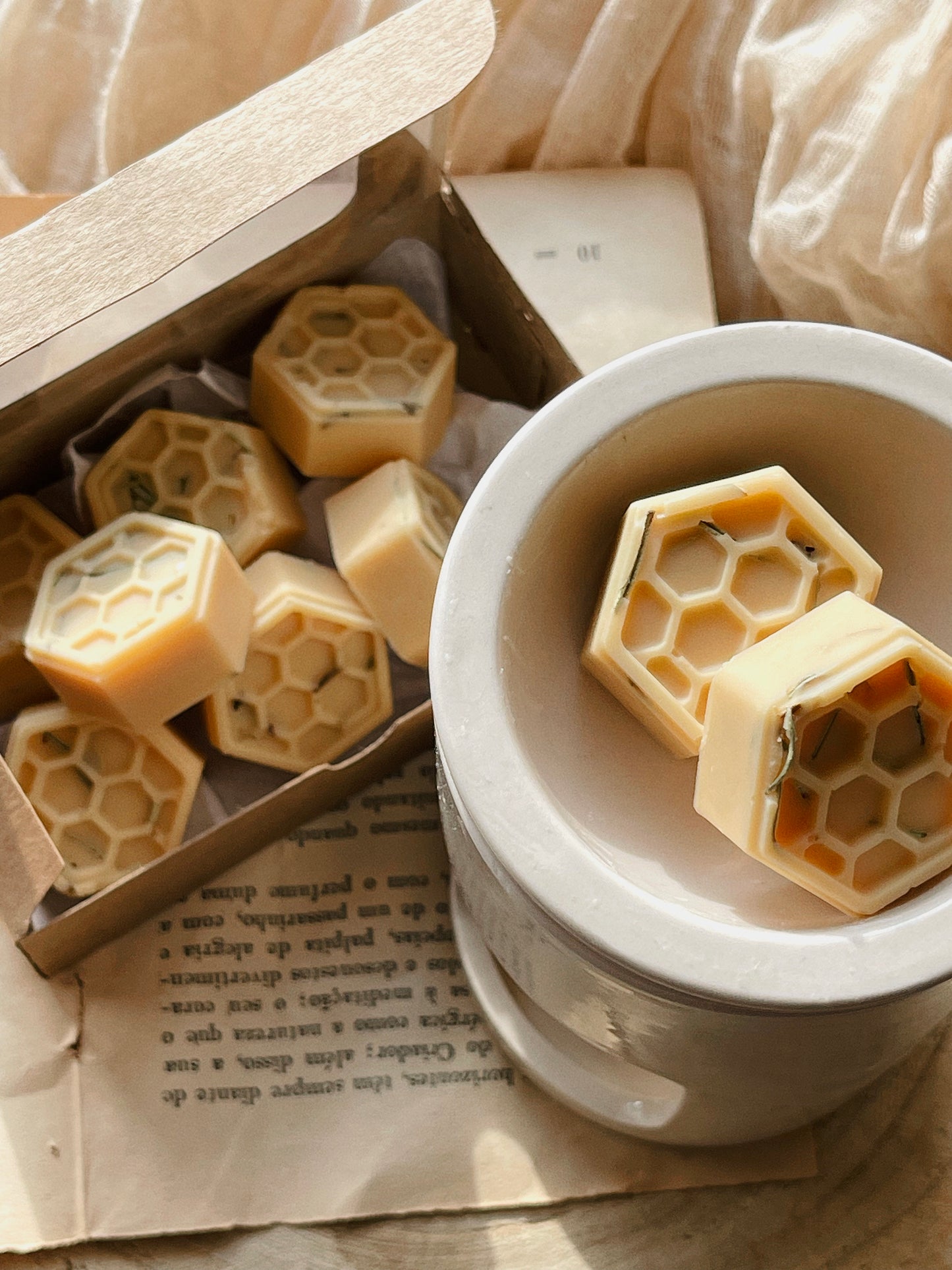 Wax Melts Cera Ultra Perfumada para Derretimento | n°08 Essência - Citronela e Alecrim