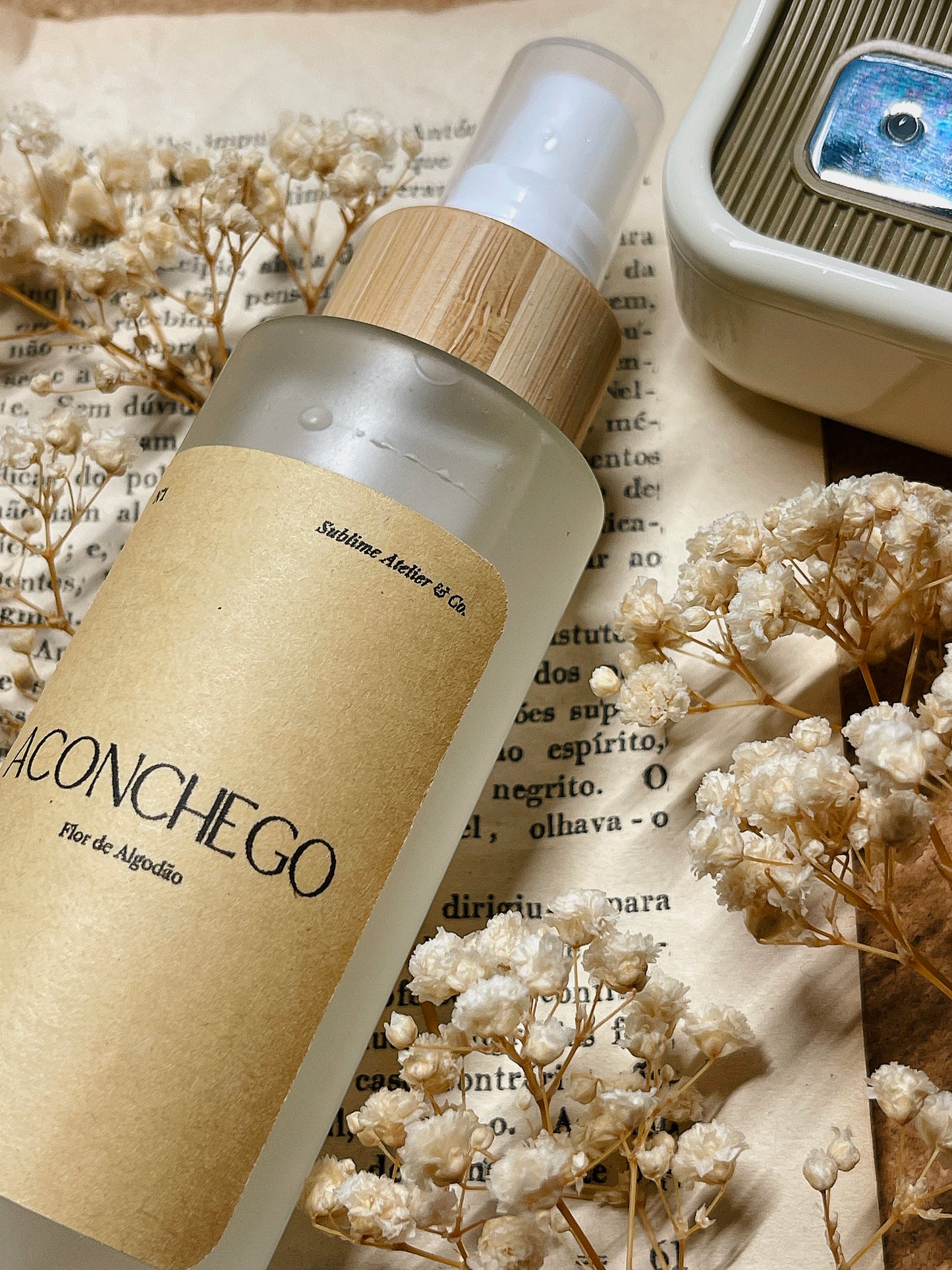 Perfume Concentrado para Ambientes e Tecidos | n°01 Aconchego - Flor de Algodão