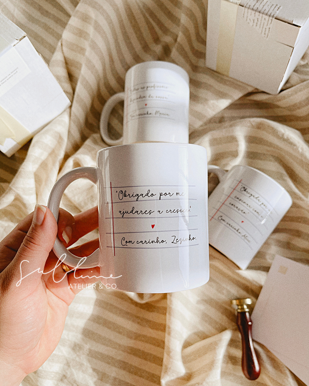 Caneca Clássica Personalizada - Carta Afetiva