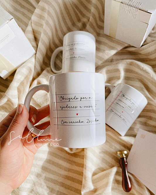 Caneca Clássica Personalizada - Carta Afetiva