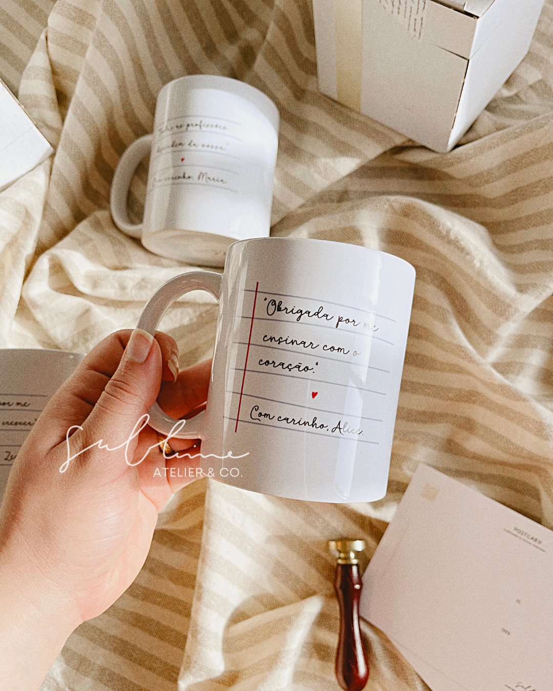 Caneca Clássica Personalizada - Carta Afetiva