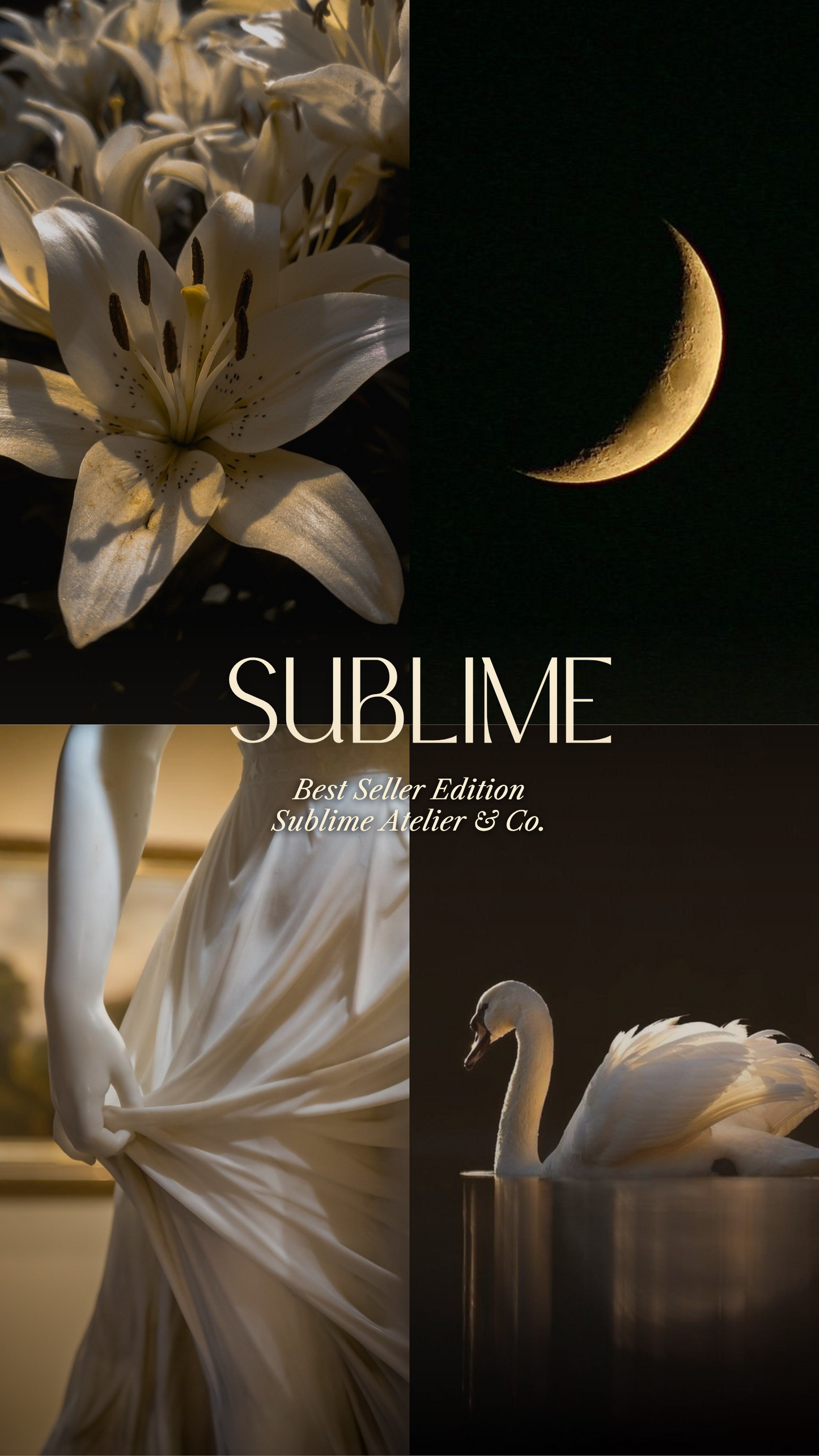 Vela Perfumada Artesanal 180g | n°02 Sublime - Lírio dos Balcãs