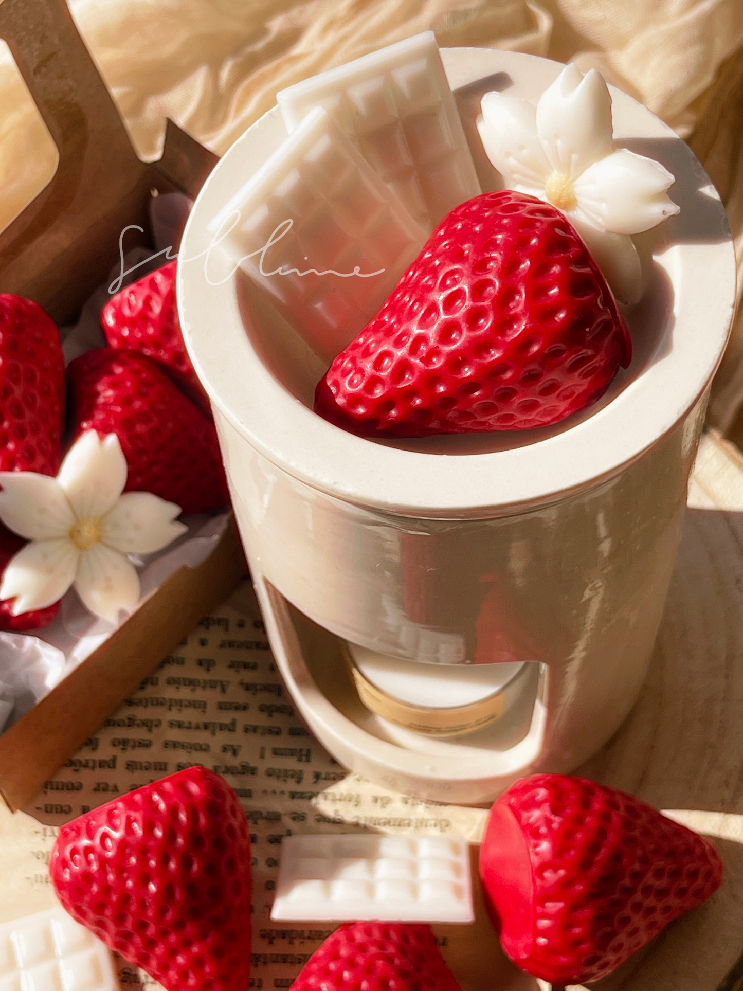 Wax Melts Cera Ultra Perfumada para Derretimento | n°06 Afeto - Morangos Silvestres