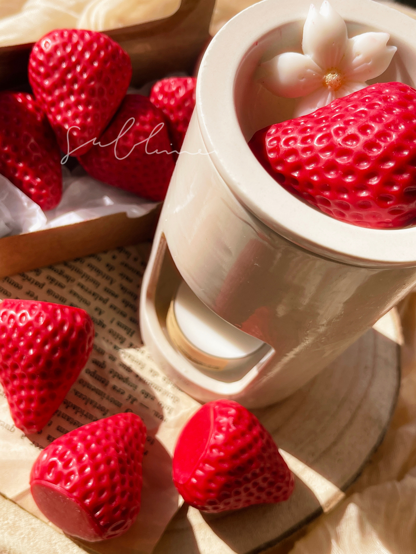 Wax Melts Cera Ultra Perfumada para Derretimento | n°06 Afeto - Morangos Silvestres