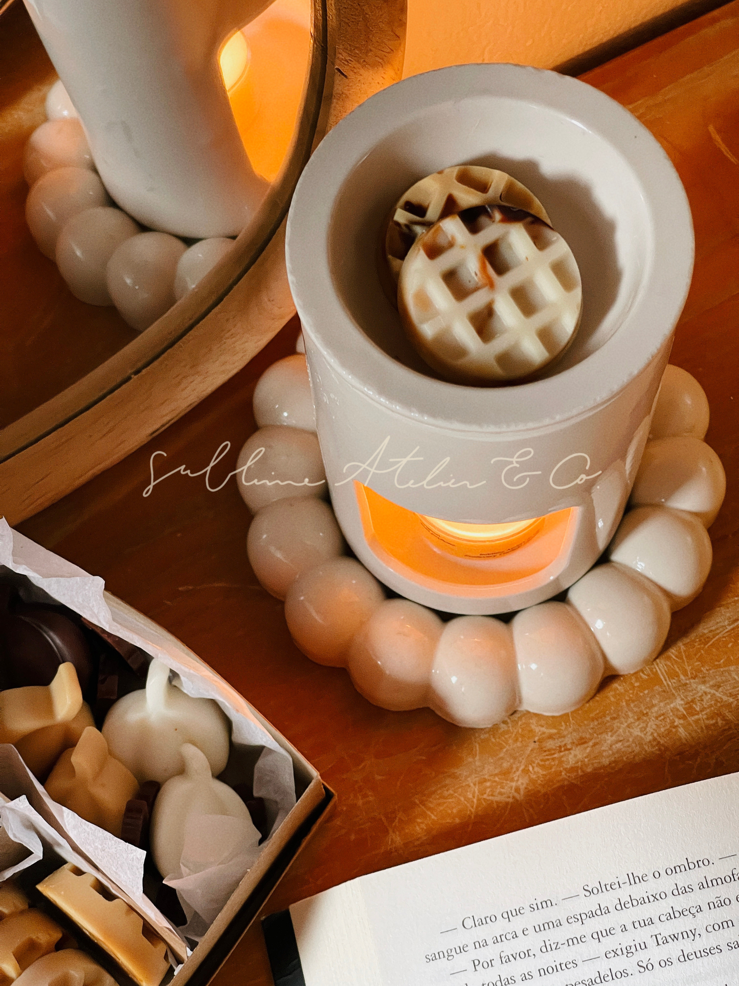 Wax Melts Cera Ultra Perfumada para Derretimento | n°01 Belgian Toffee Waffles