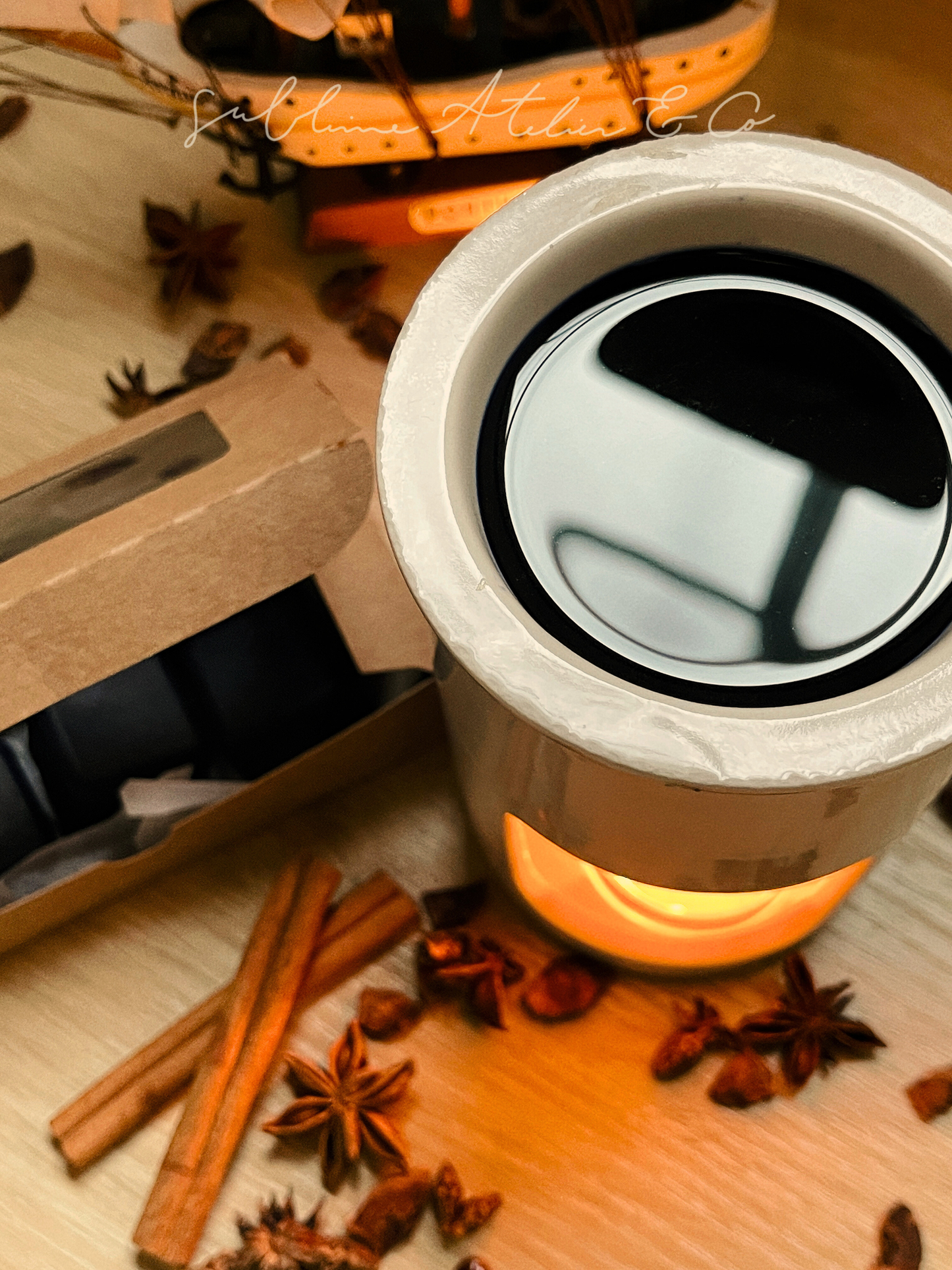 Wax Melts Cera Ultra Perfumada para Derretimento | n°? Aura - Tobacco & White Musk