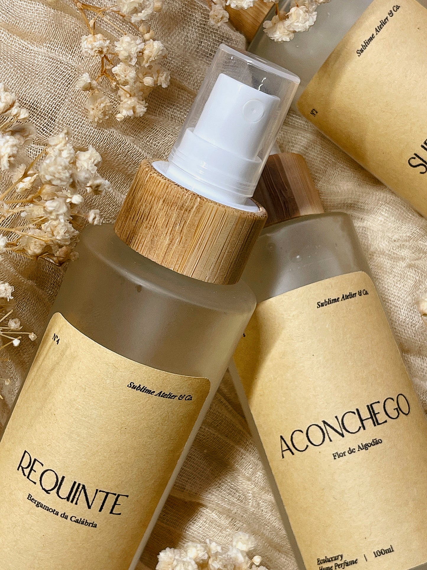 Perfume Concentrado para Ambientes e Tecidos | n°01 Aconchego - Flor de Algodão
