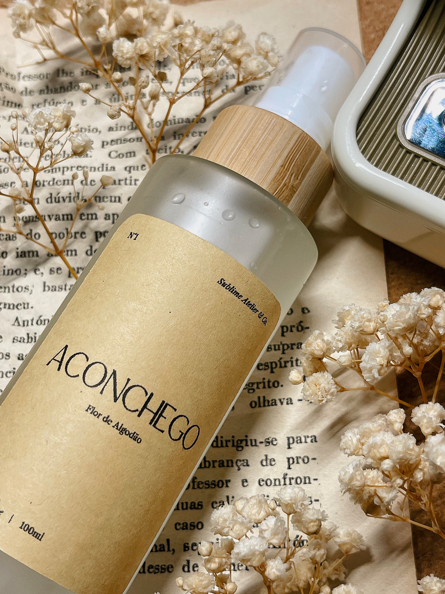Perfume Concentrado para Ambientes e Tecidos | n°01 Aconchego - Flor de Algodão