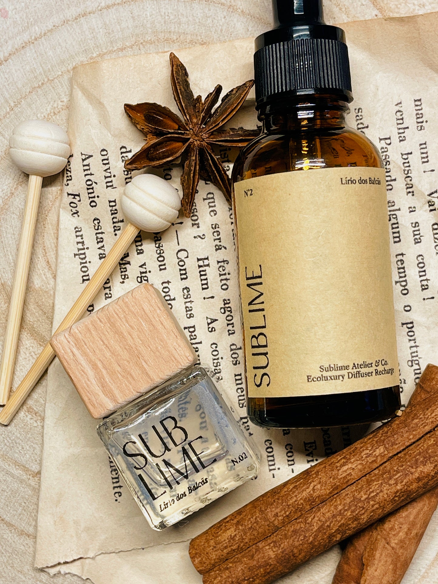 Difusor e Refil de Aromas para Carro | n°02 Sublime - Lírio dos Balcãs