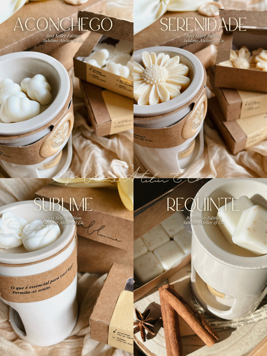 Coffret Best Seller Collection | Coleção com 4x Fragrâncias de Wax Melts