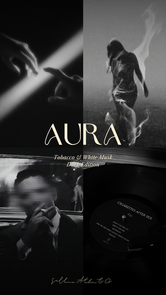 Vela Perfumada Artesanal 180g | n°? Aura - Tobacco & White Musk