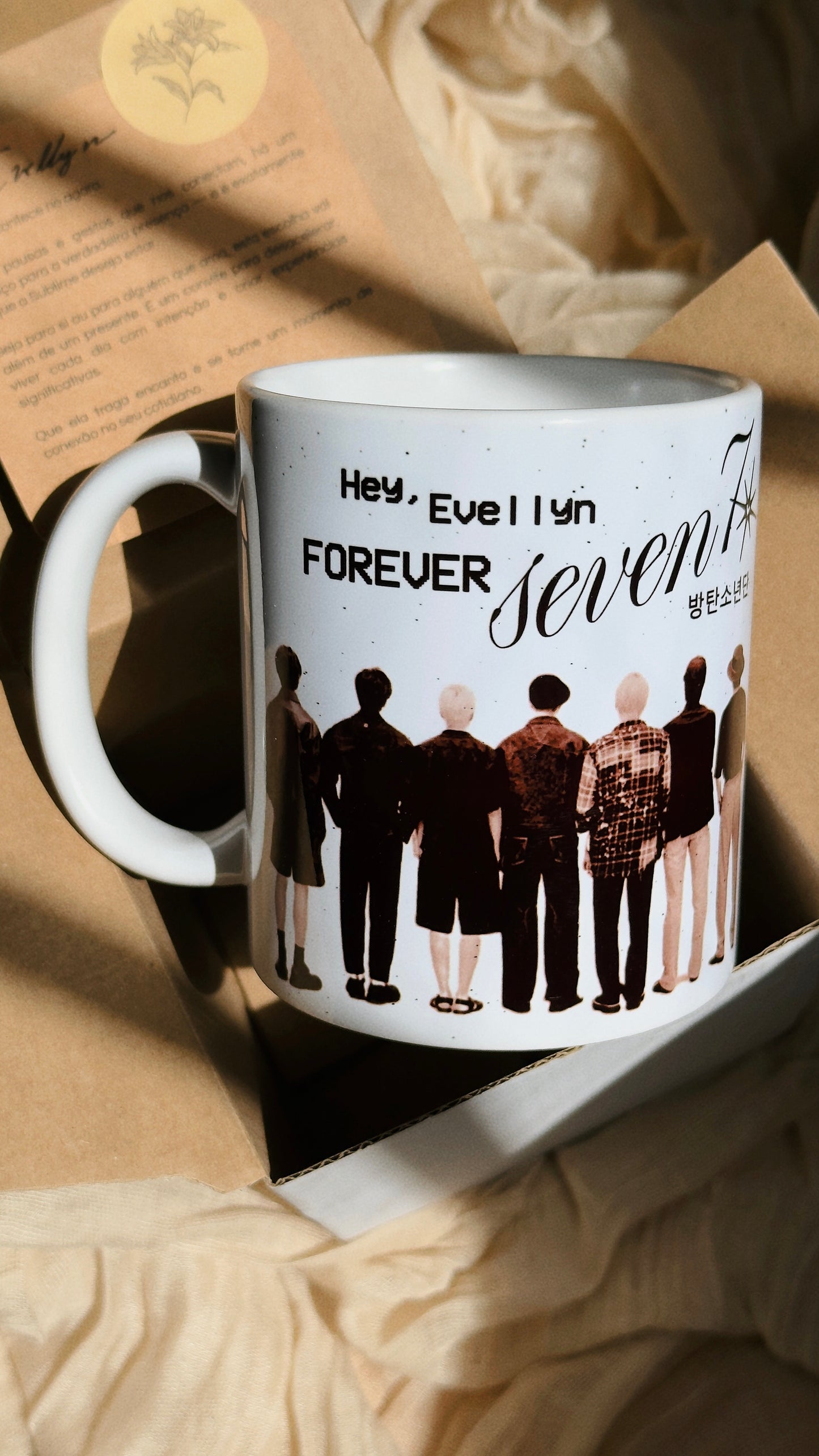 Caneca Clássica BTS Personalizada