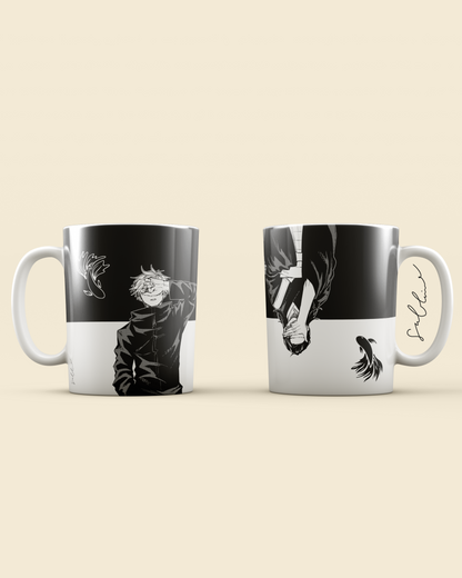 Caneca Colecionável Anime Jujutsu Kaisen - Satoru Gojo e Suguru Geto