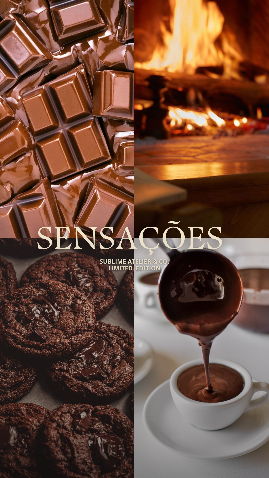 Wax Melts Sensações  - Barrinhas de Chocolate Quente