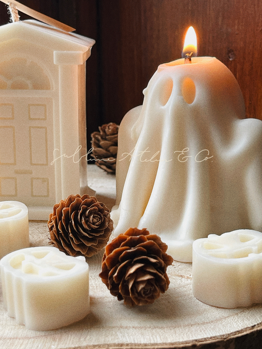 Vela Decorativa Halloween - Fantasma Boo