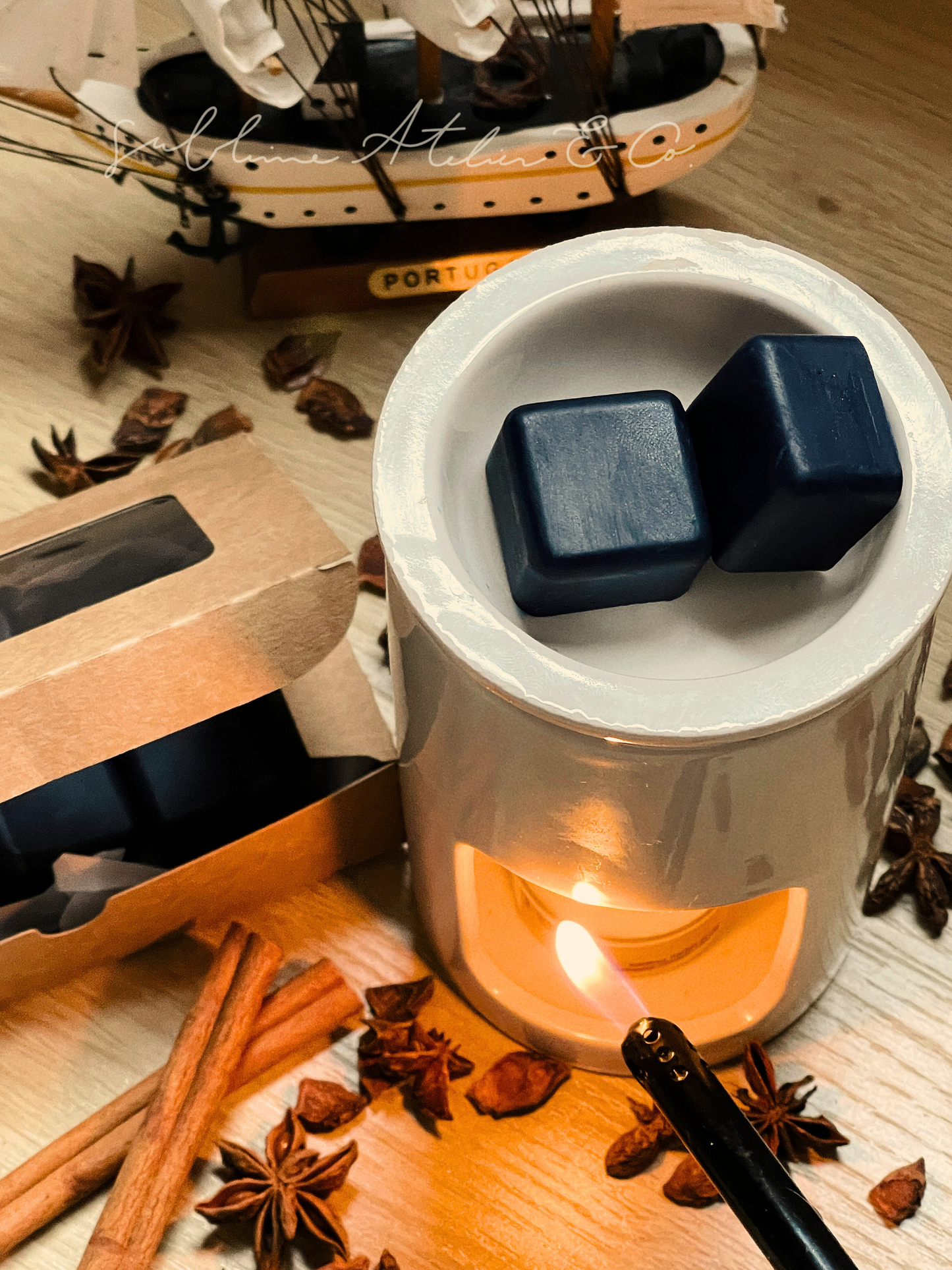 Wax Melts Cera Ultra Perfumada para Derretimento | n°? Aura - Tobacco & White Musk