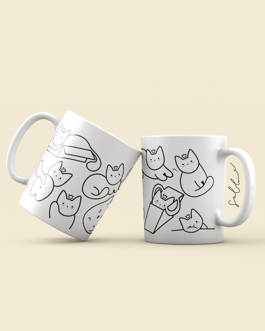 Caneca Colecionável para Amantes de Gatos