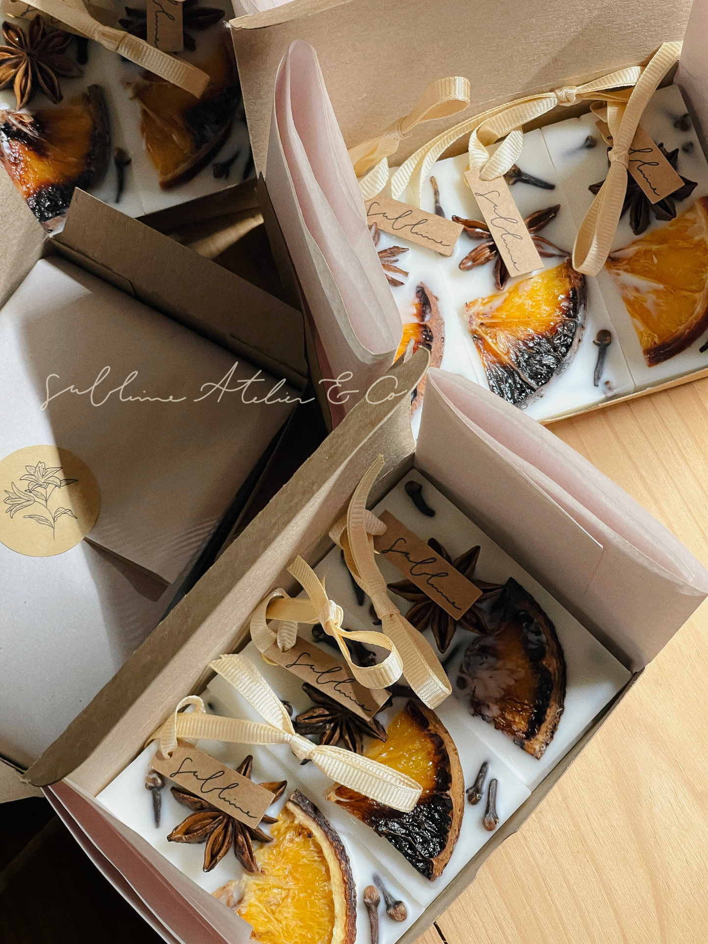 Coffret Trio de Pendentes Aromáticos