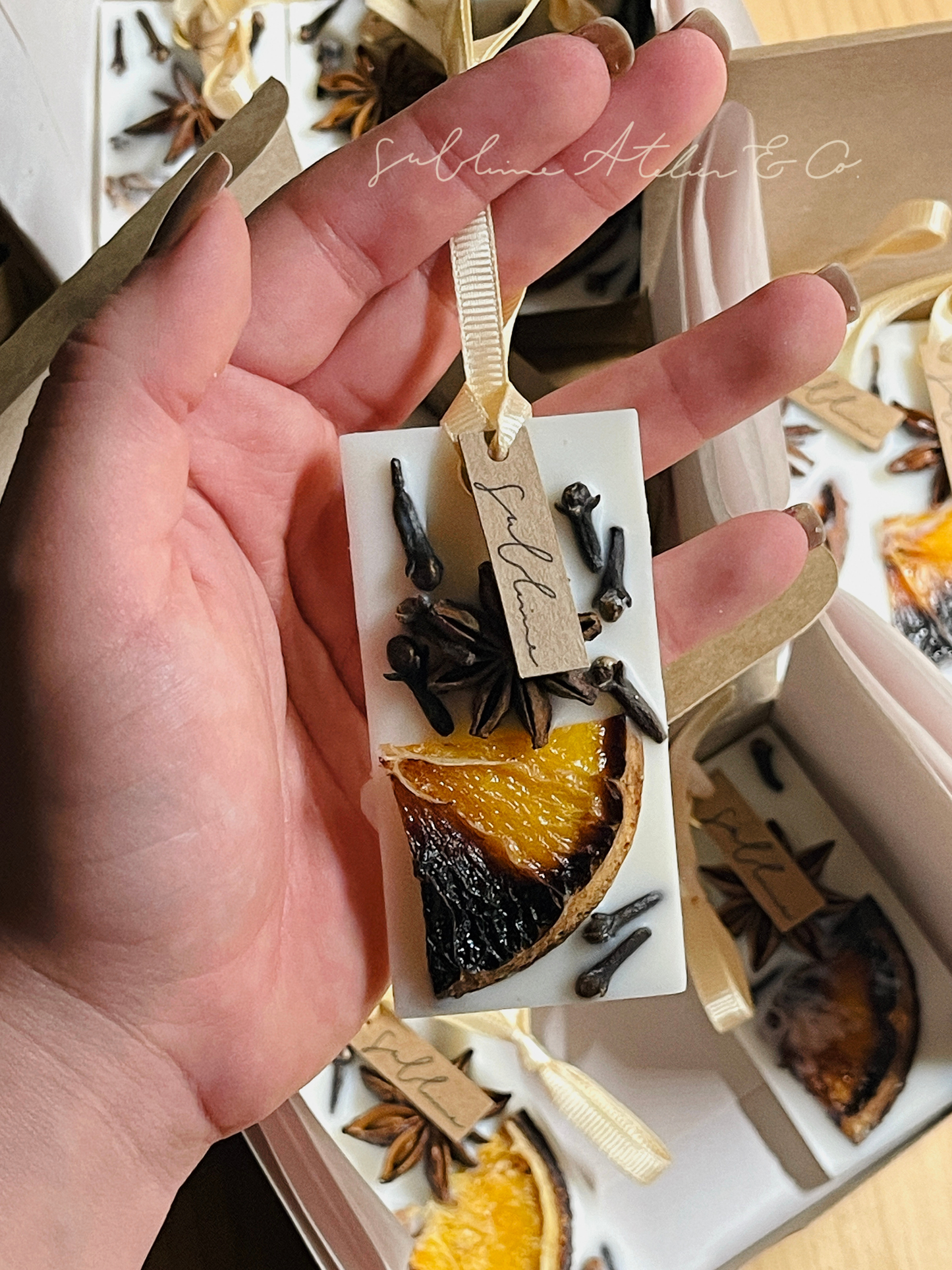 Coffret Trio de Pendentes Aromáticos