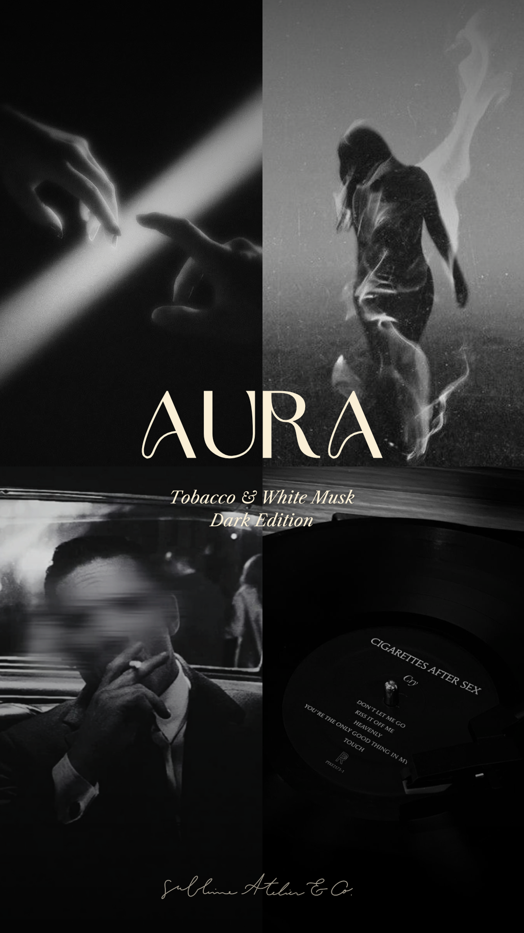 Vela Perfumada Artesanal 180g | n°? Aura - Tobacco & White Musk